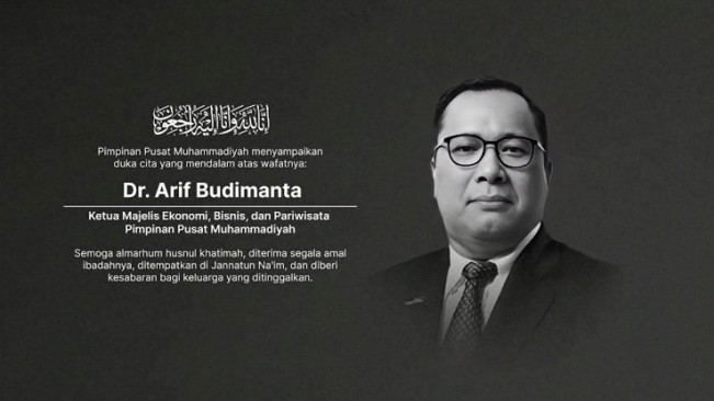 Ucapan duka wafatnya Arif Budimanta. [X]